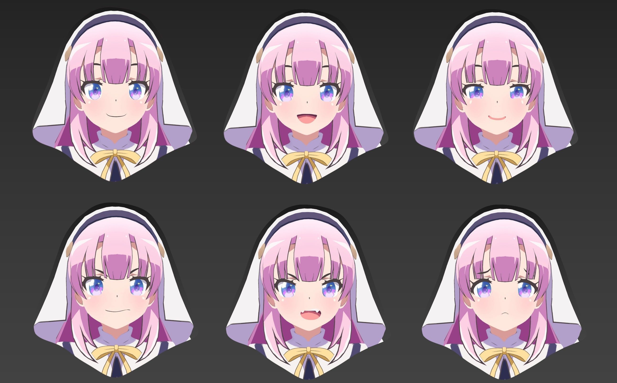 Hina kamisama ni natta hi VRChat 3D model_8