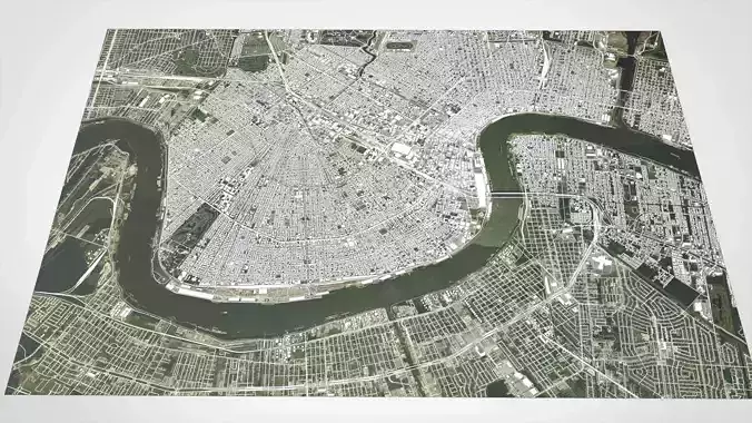 Cityscape New Orleans  Louisiana USA 