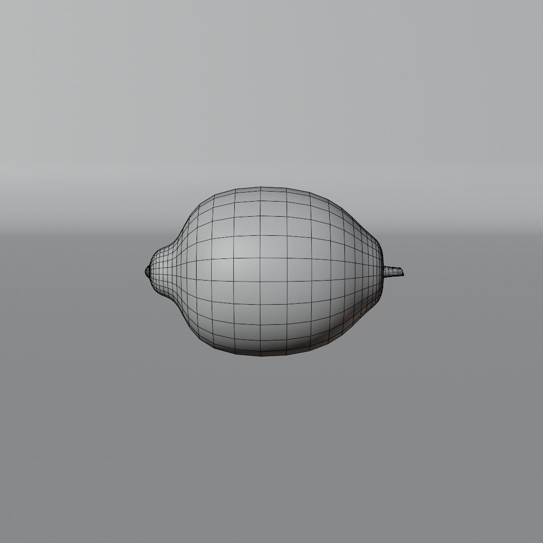 Realistic Lemons lemon Low-poly 3D model_3