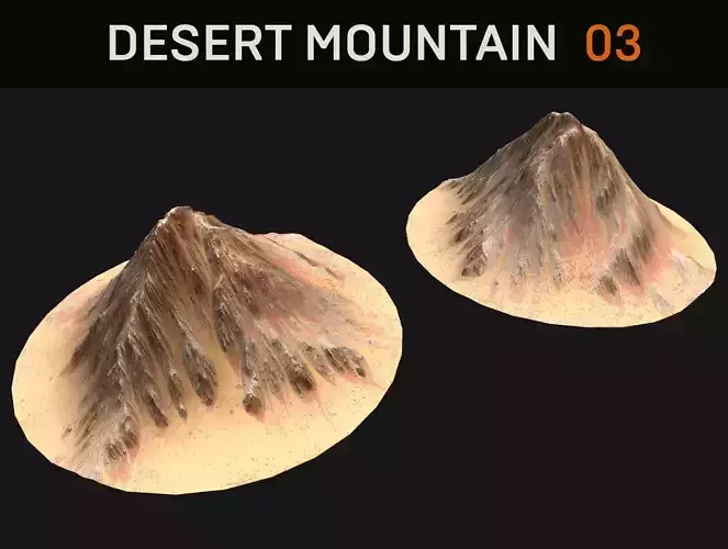 Background Desert Mountain - 03