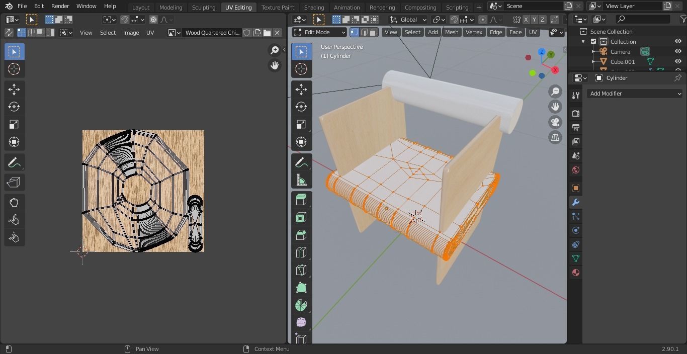 Paradise Chair 3D model_11