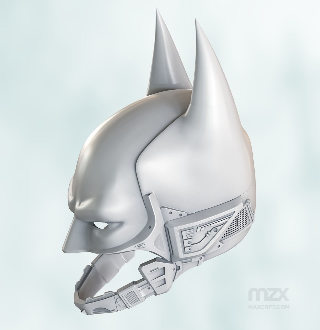 Batman Beyond Arkham Knight wearable helmet model 3D print model_6