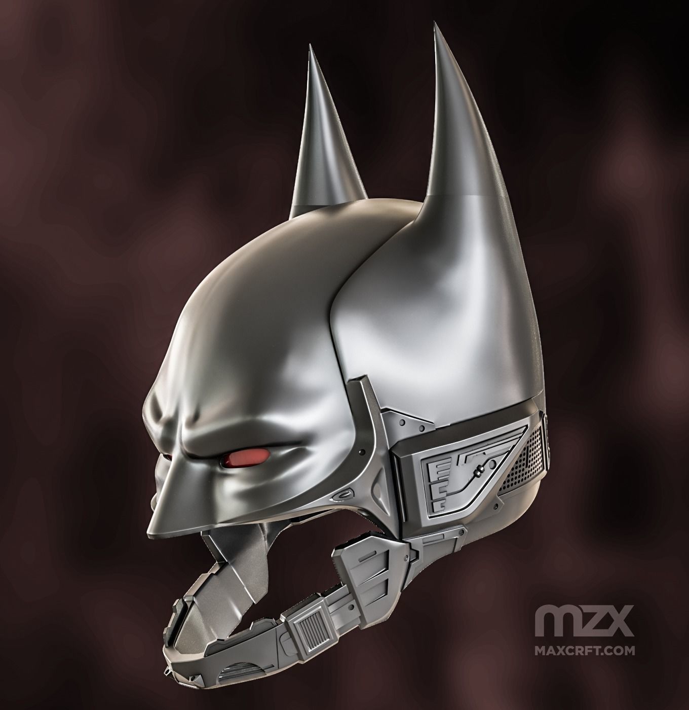 Batman Beyond Arkham Knight wearable helmet model 3D print model_4