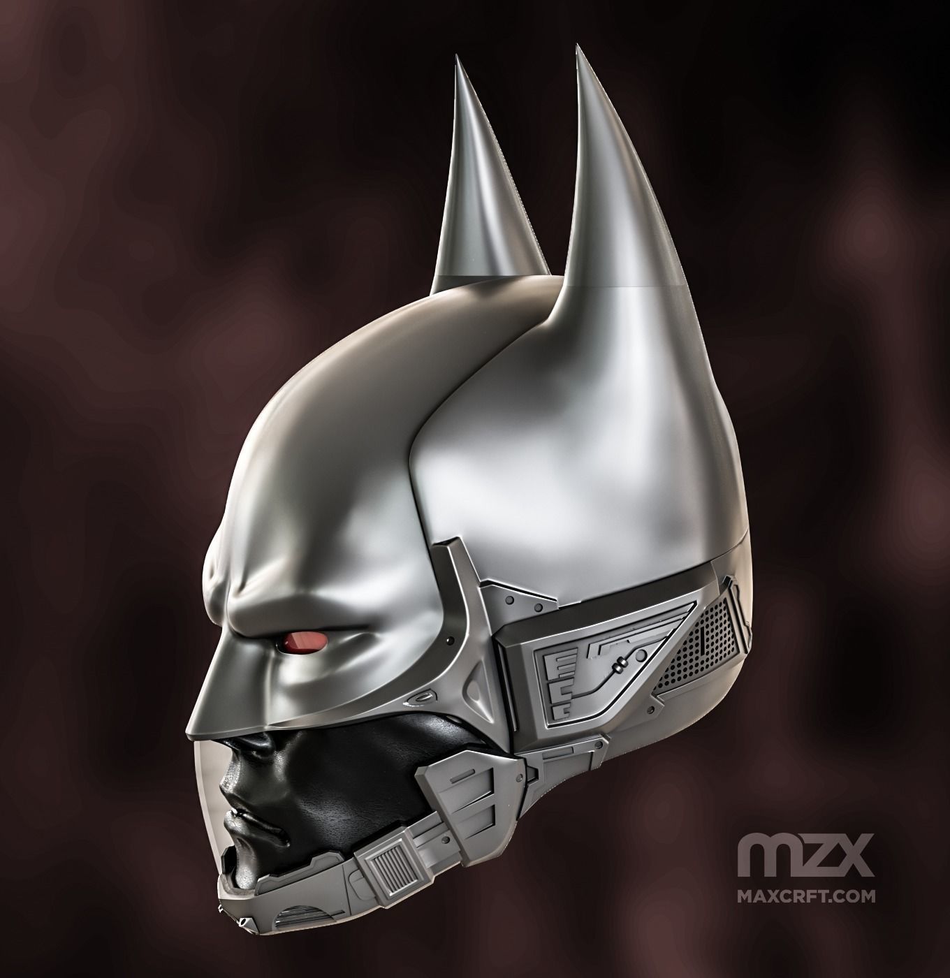 Batman Beyond Arkham Knight wearable helmet model 3D print model_2