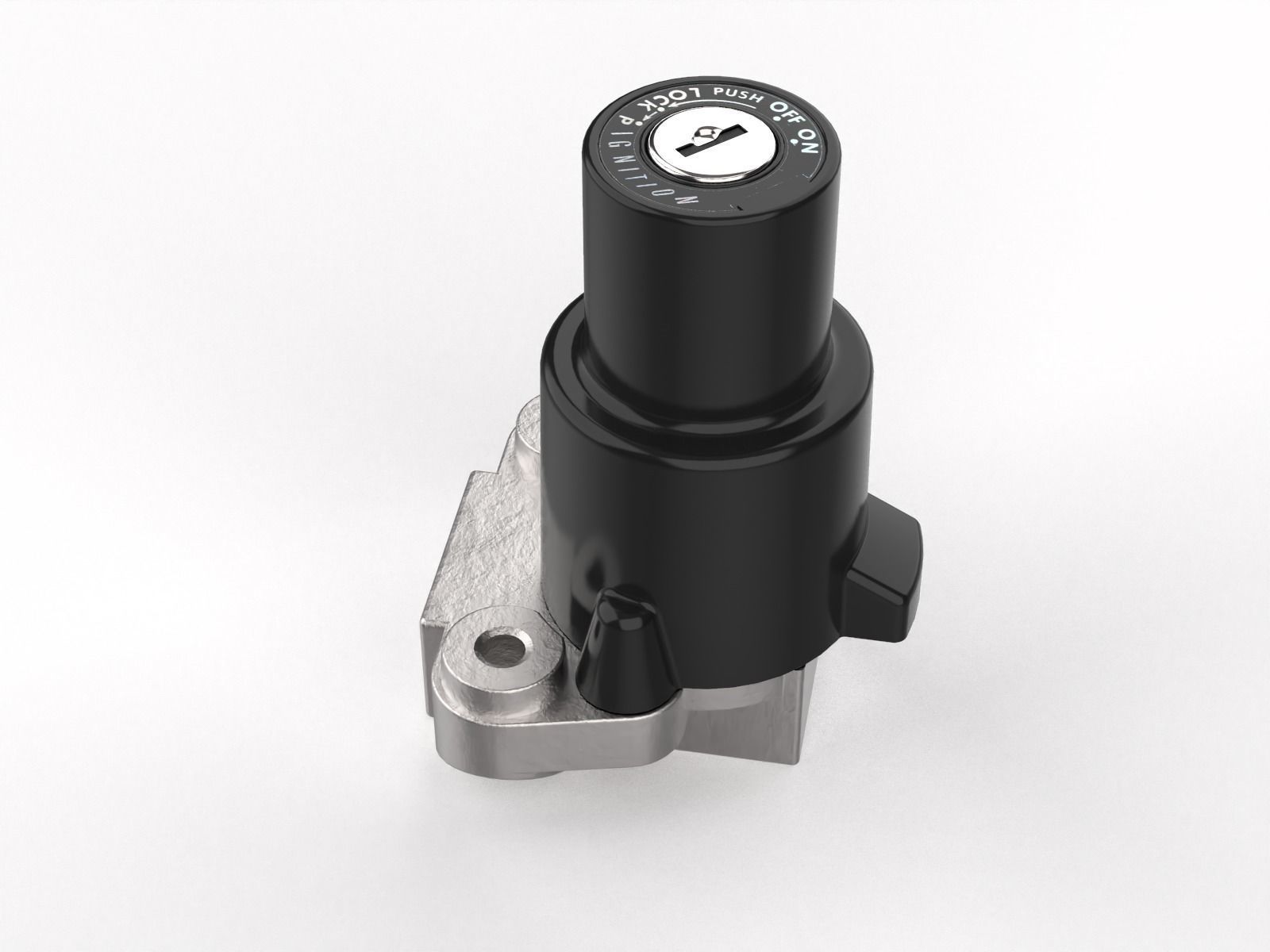 Motorcycle Ignition Switch 3D model_3