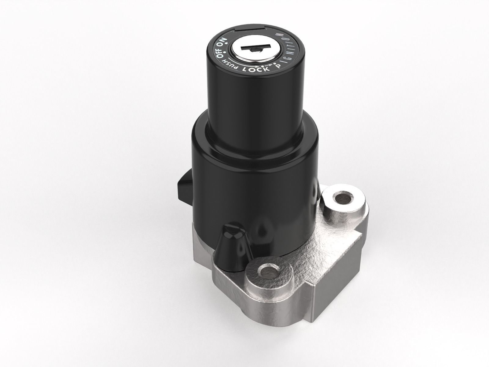 Motorcycle Ignition Switch 3D model_1