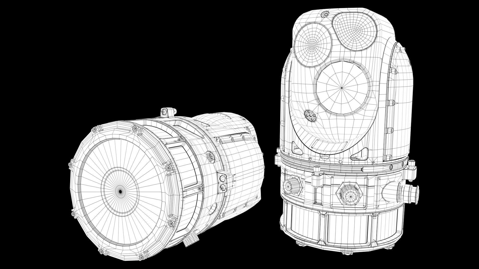 Militaty Thermal Vision Camera  3D model_19