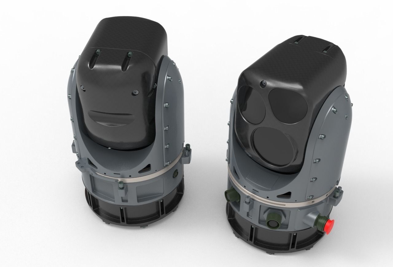 Militaty Thermal Vision Camera  3D model_2