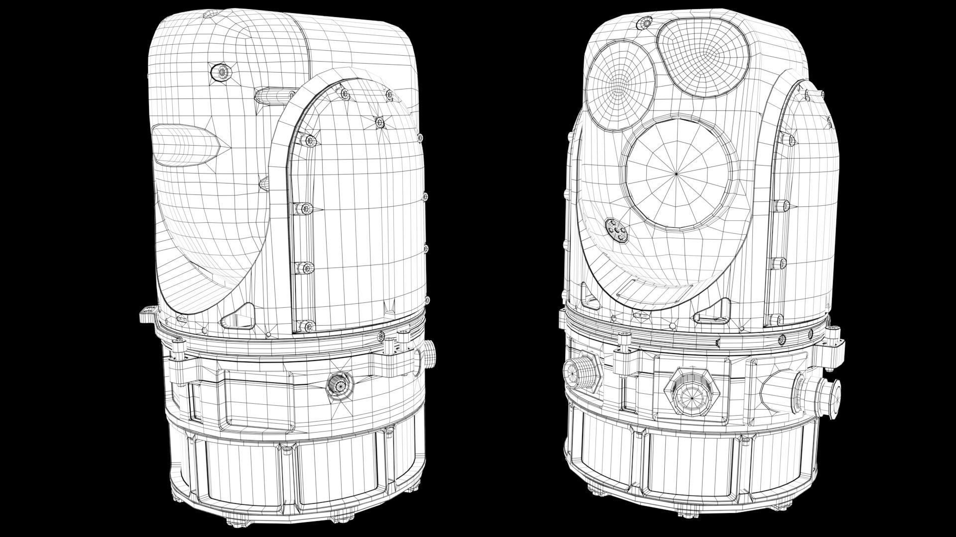 Militaty Thermal Vision Camera  3D model_15