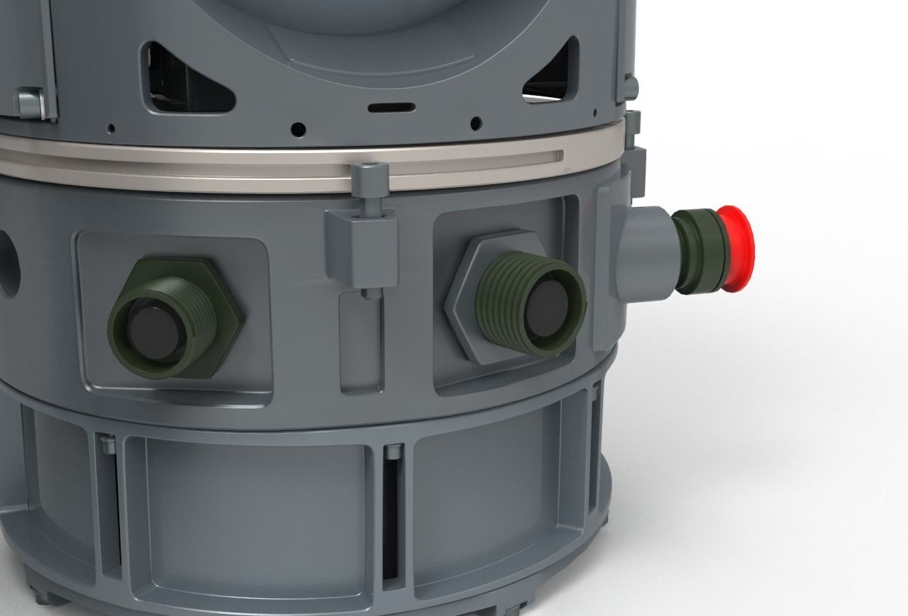 Militaty Thermal Vision Camera  3D model_5