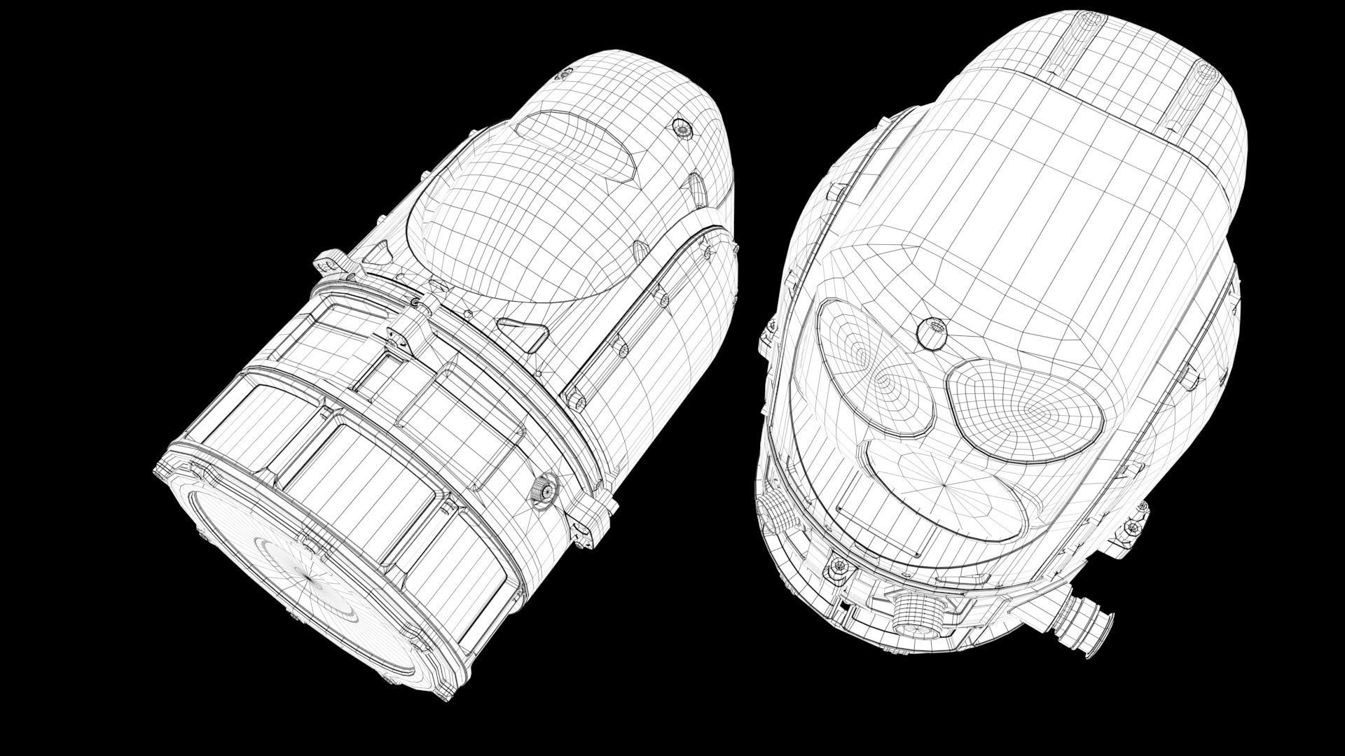 Militaty Thermal Vision Camera  3D model_20