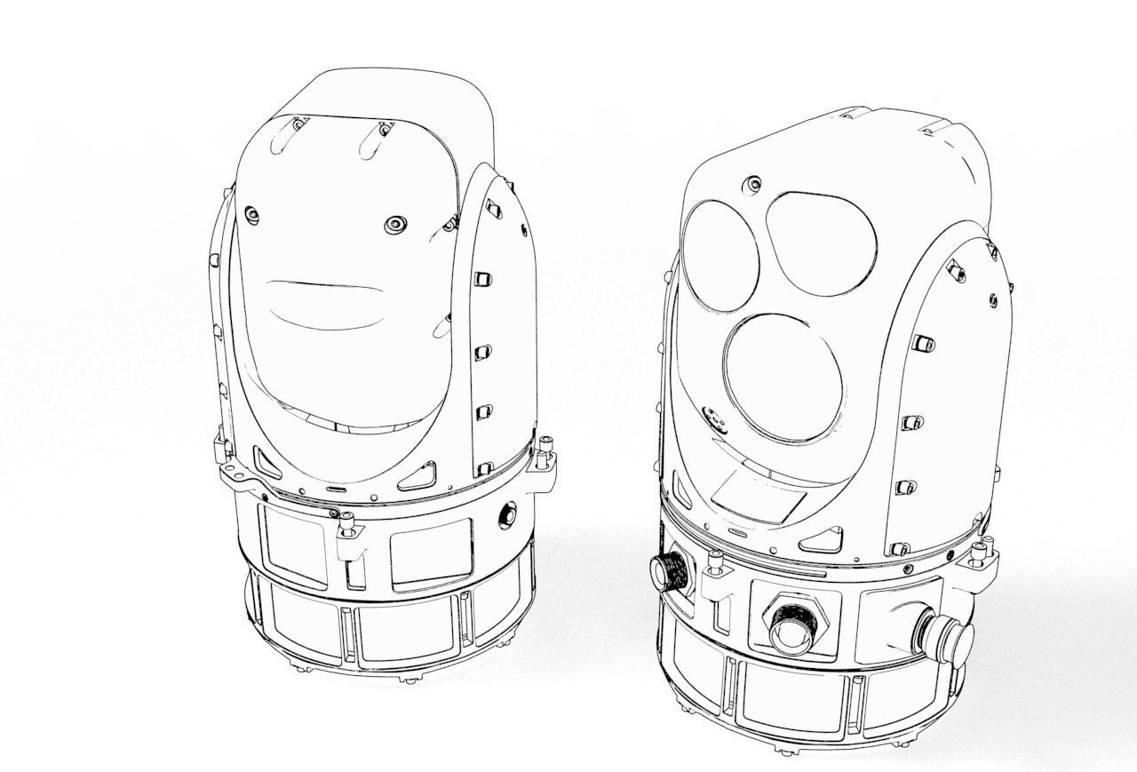 Militaty Thermal Vision Camera  3D model_12