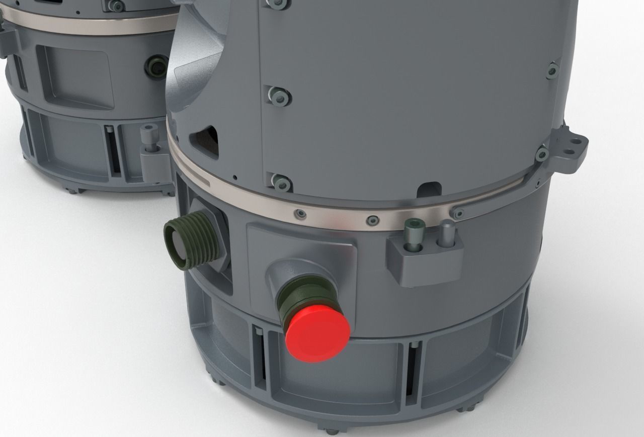 Militaty Thermal Vision Camera  3D model_8