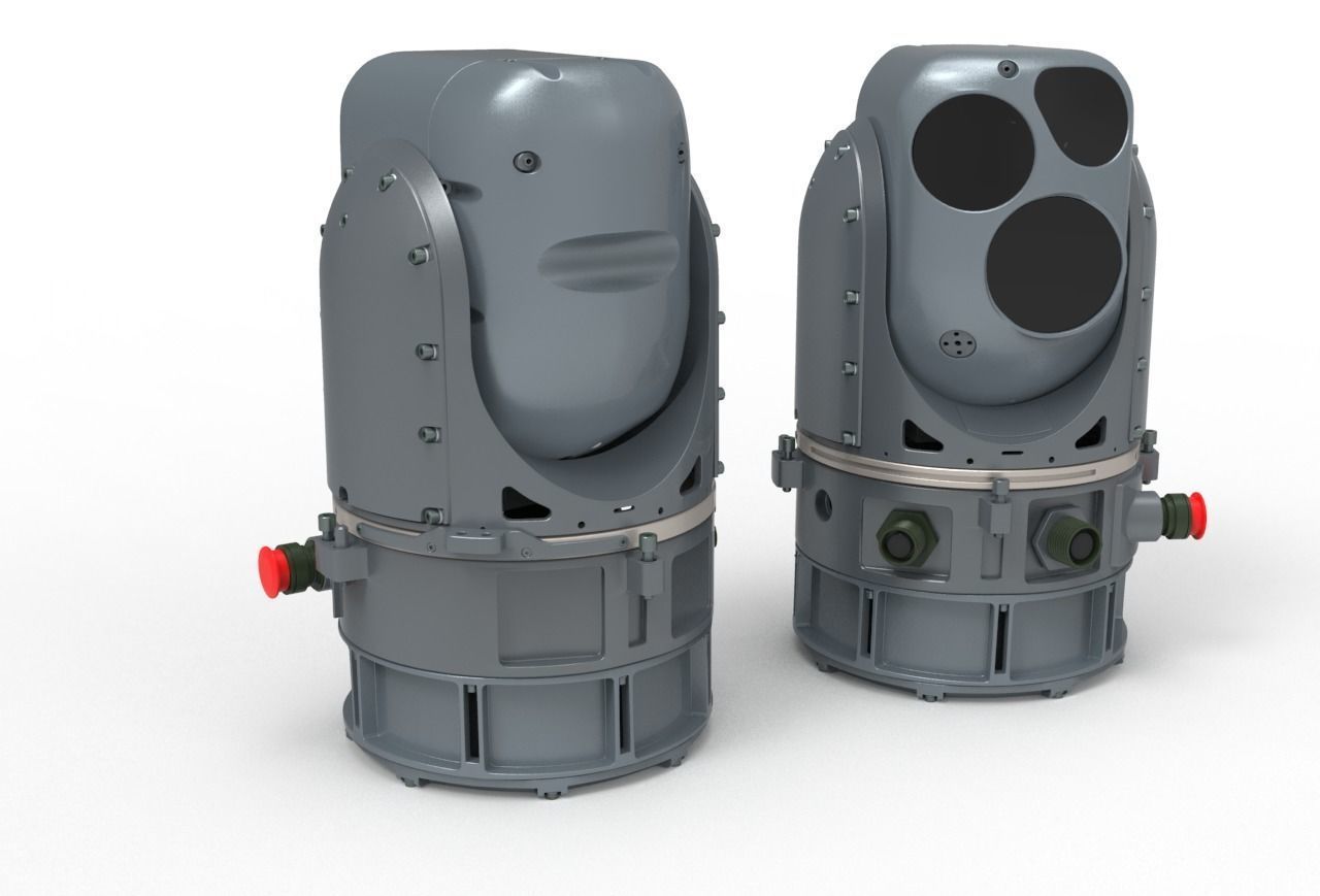 Militaty Thermal Vision Camera  3D model_10