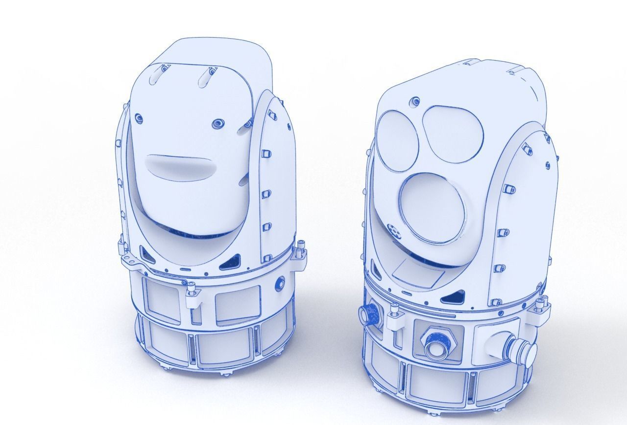 Militaty Thermal Vision Camera  3D model_13