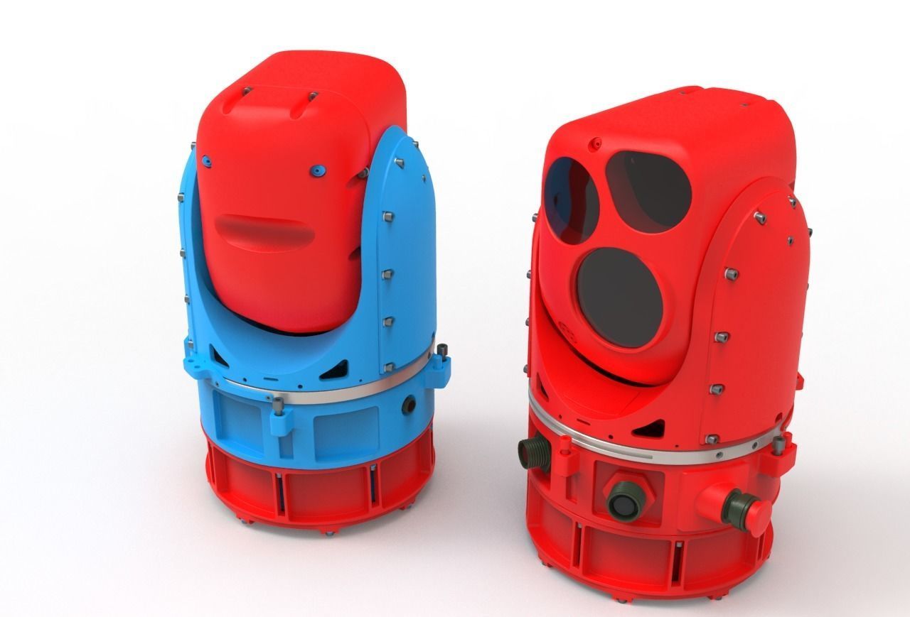 Militaty Thermal Vision Camera  3D model_11