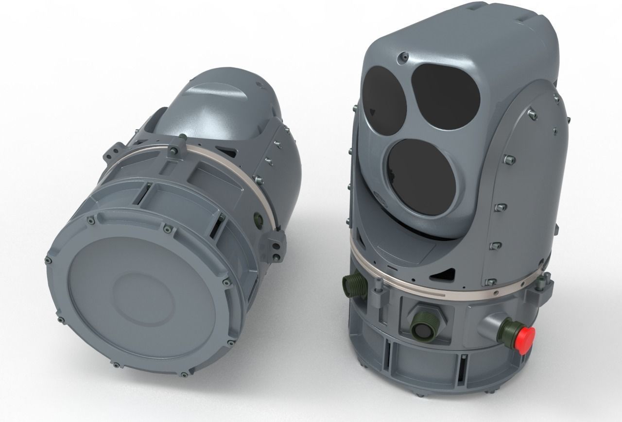 Militaty Thermal Vision Camera  3D model_4
