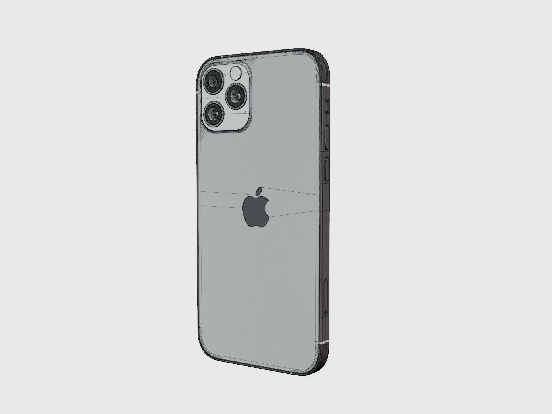 iPhone 12 pro graphite 3D model_35