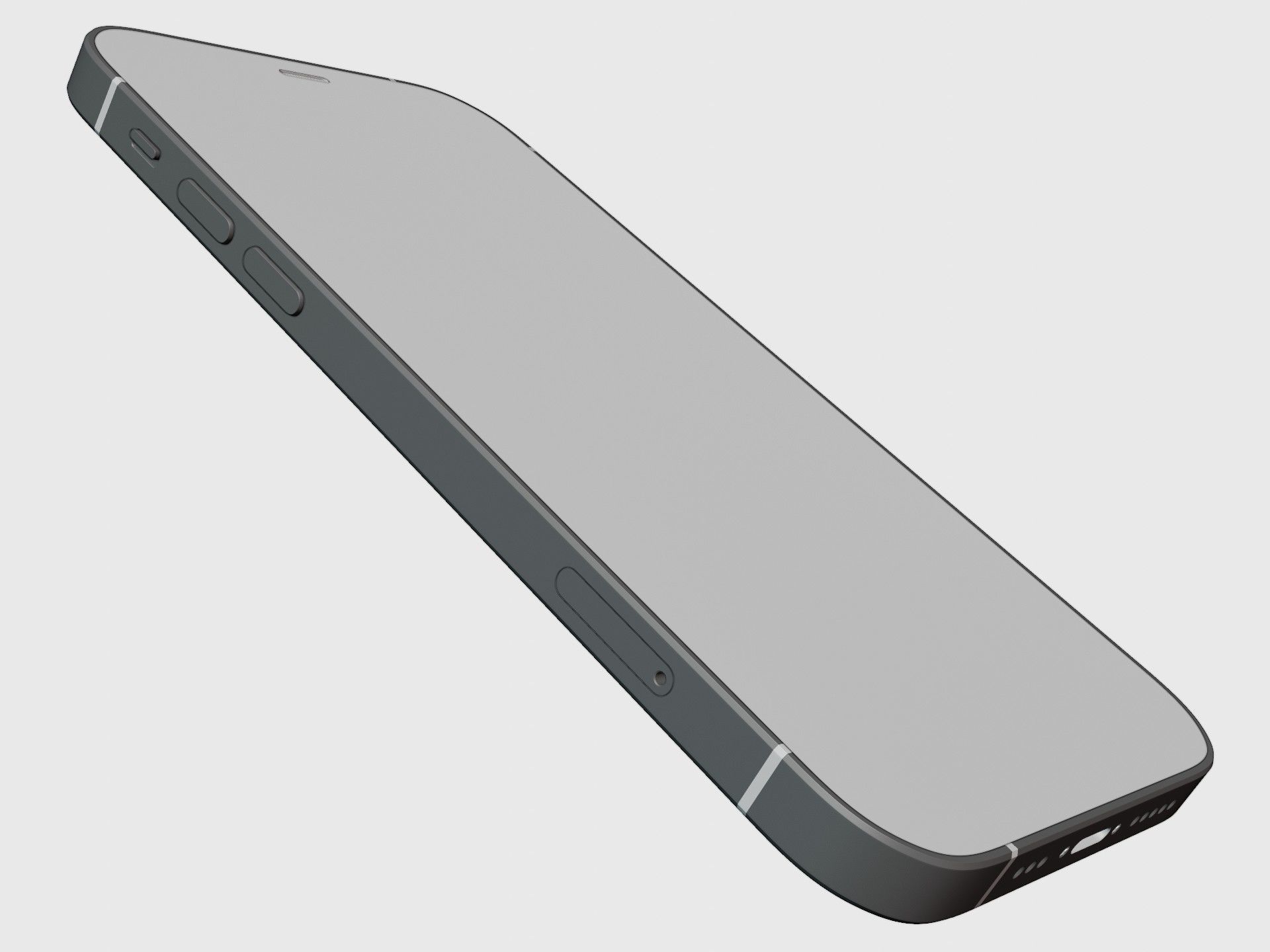 iPhone 12 pro graphite 3D model_32