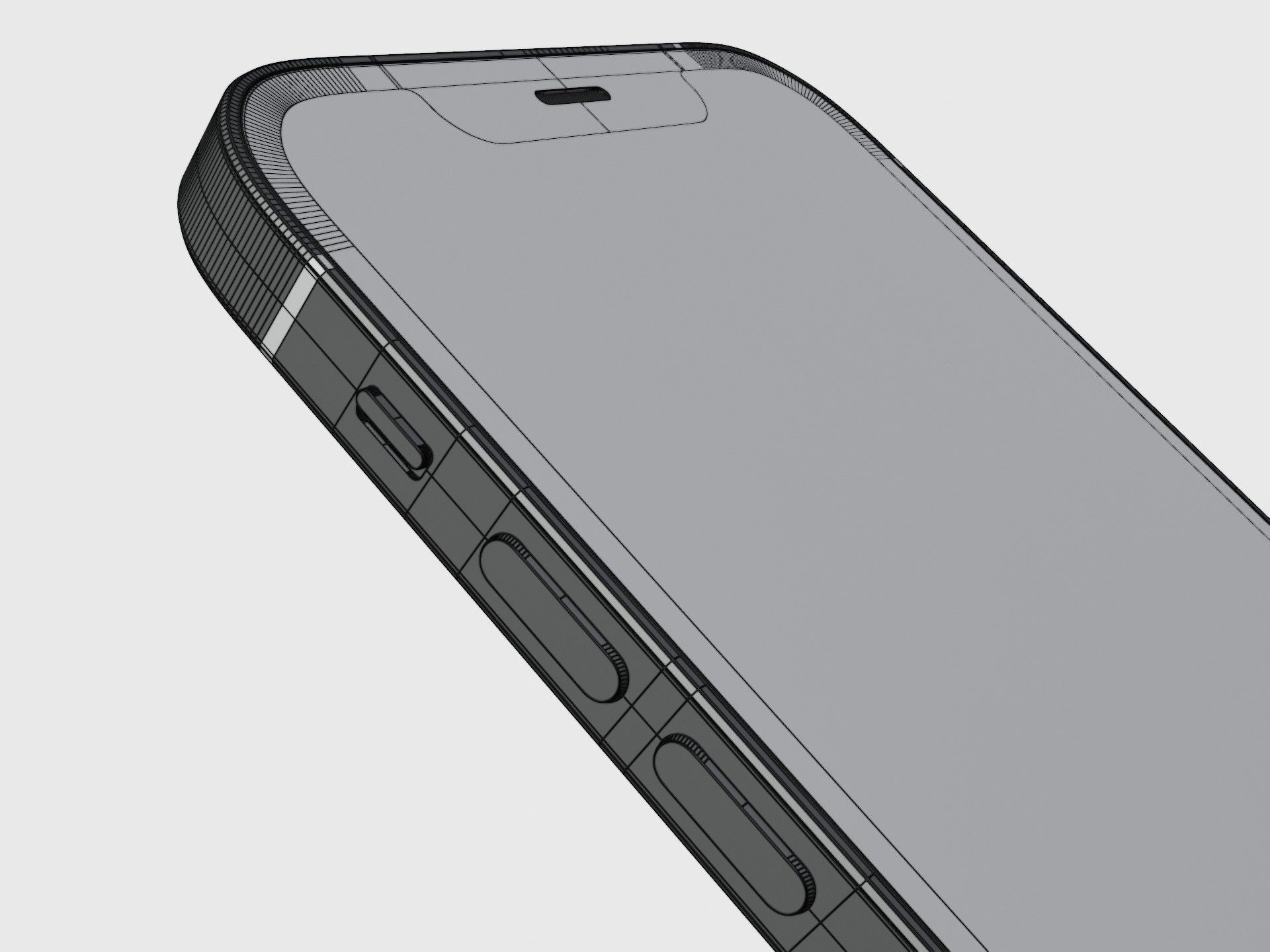 iPhone 12 pro graphite 3D model_46