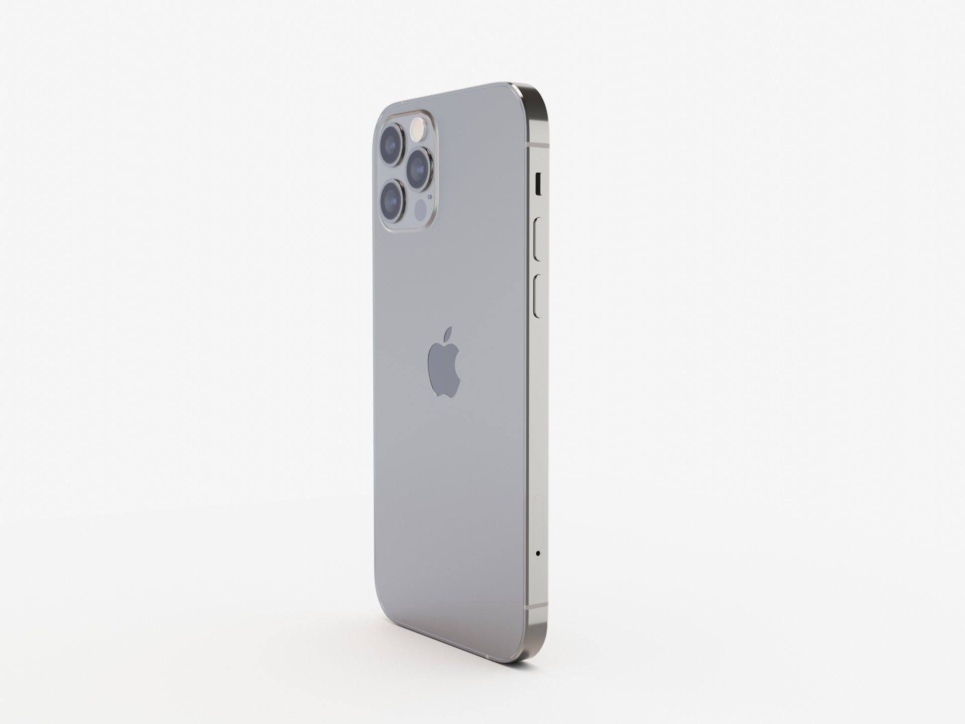 iPhone 12 pro graphite 3D model_3