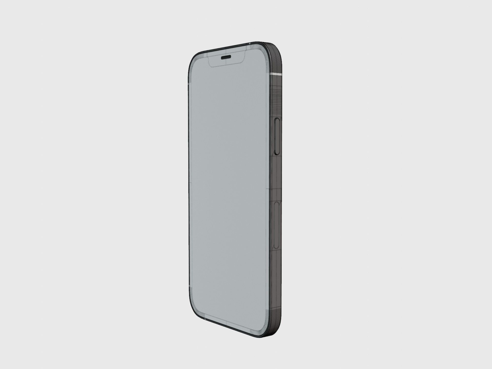iPhone 12 pro graphite 3D model_39
