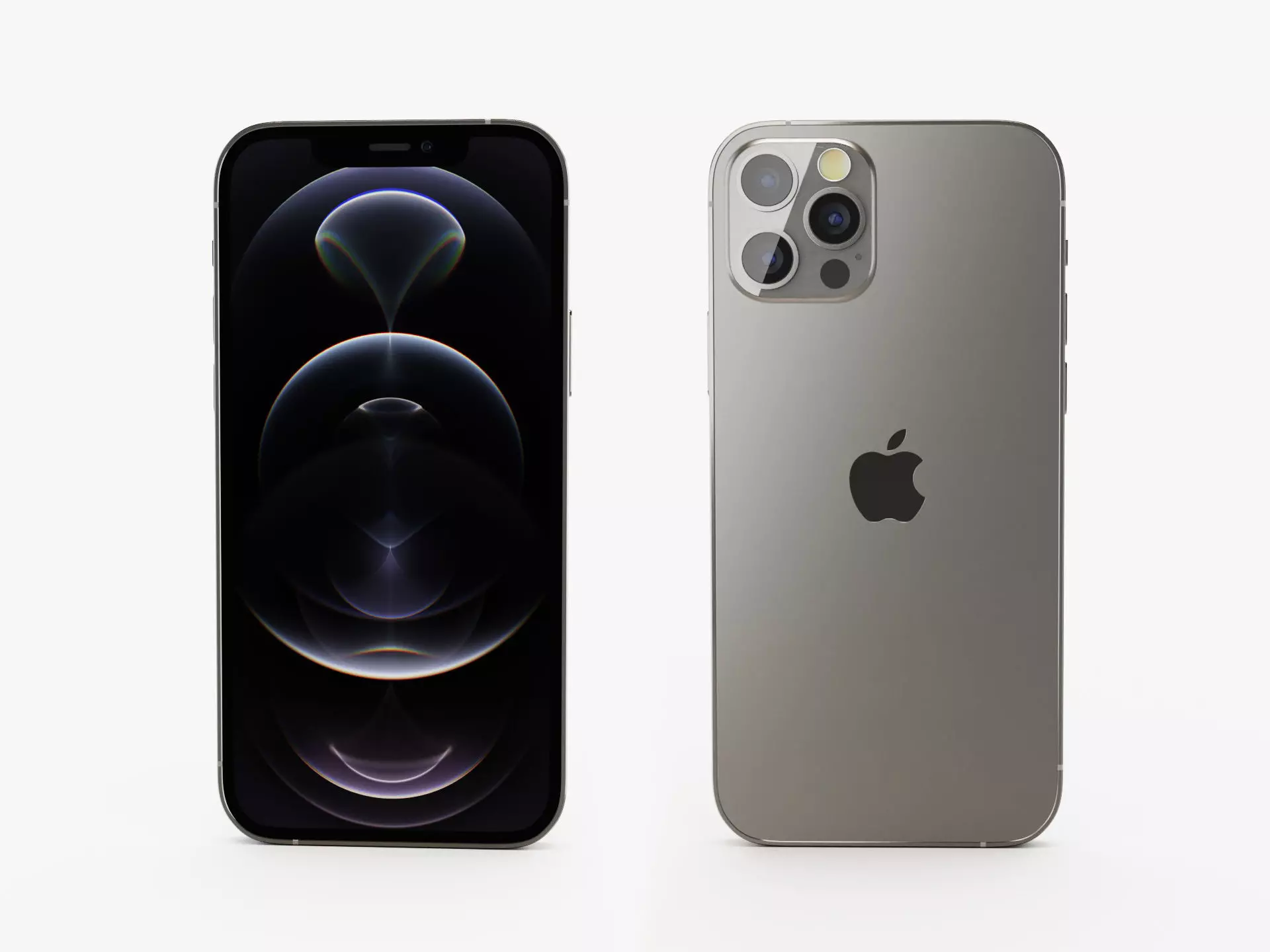 iPhone 12 pro graphite 3D model_0