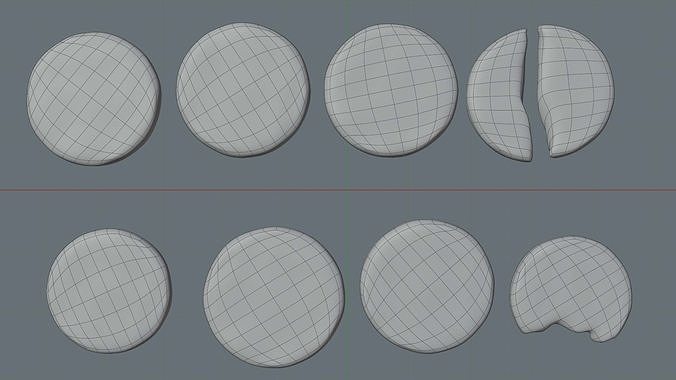 cookies 3D model 2