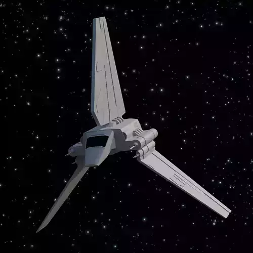 Imperial Shuttle - Lambda Class - PBR Medium Poly Count
