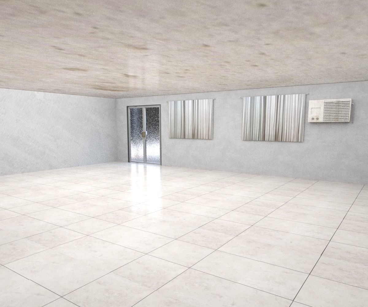 Classic Motel Low-poly 3D model_14