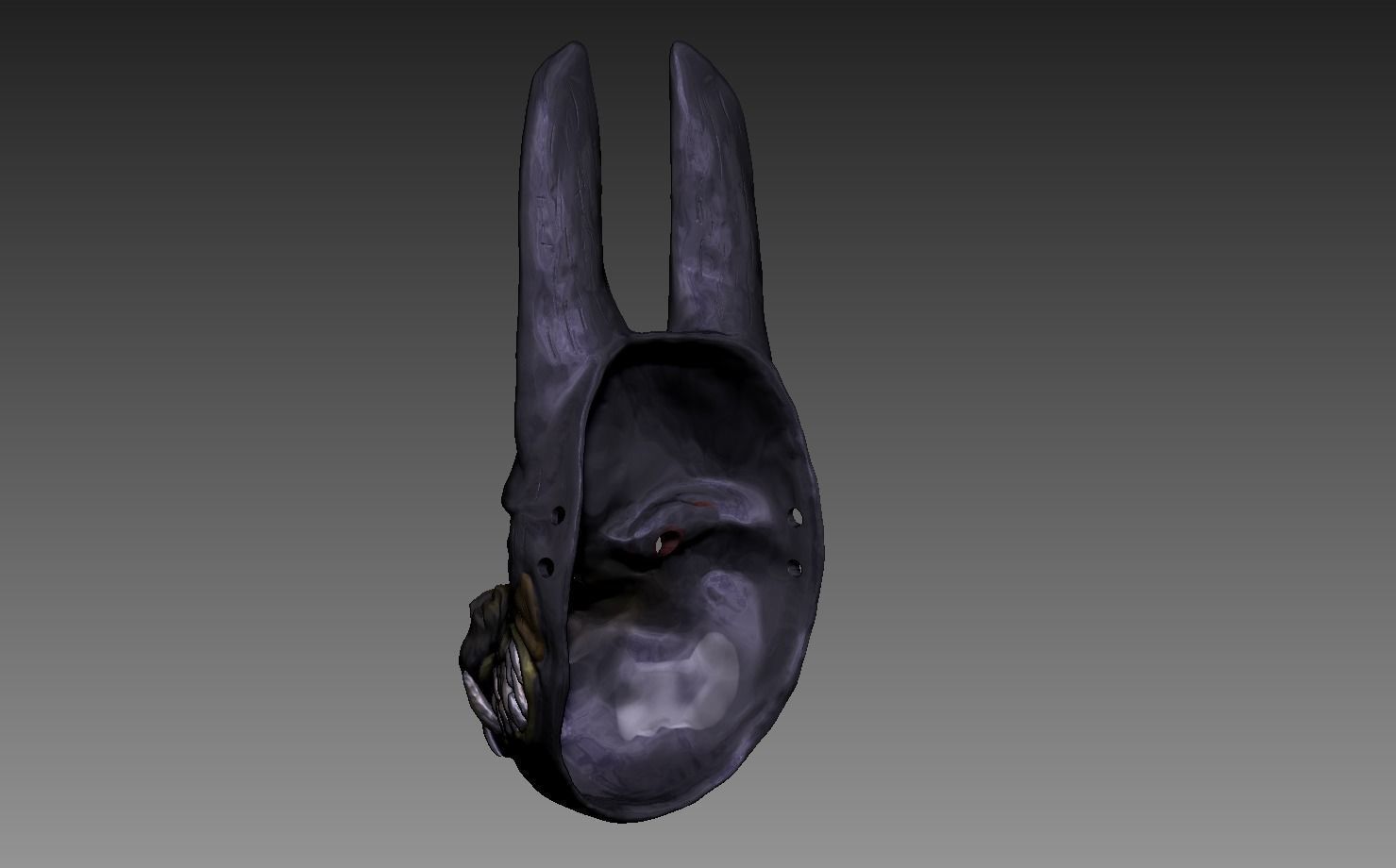 Ghost Of Tsushima - Legends Assassin Mask 3D print model_9
