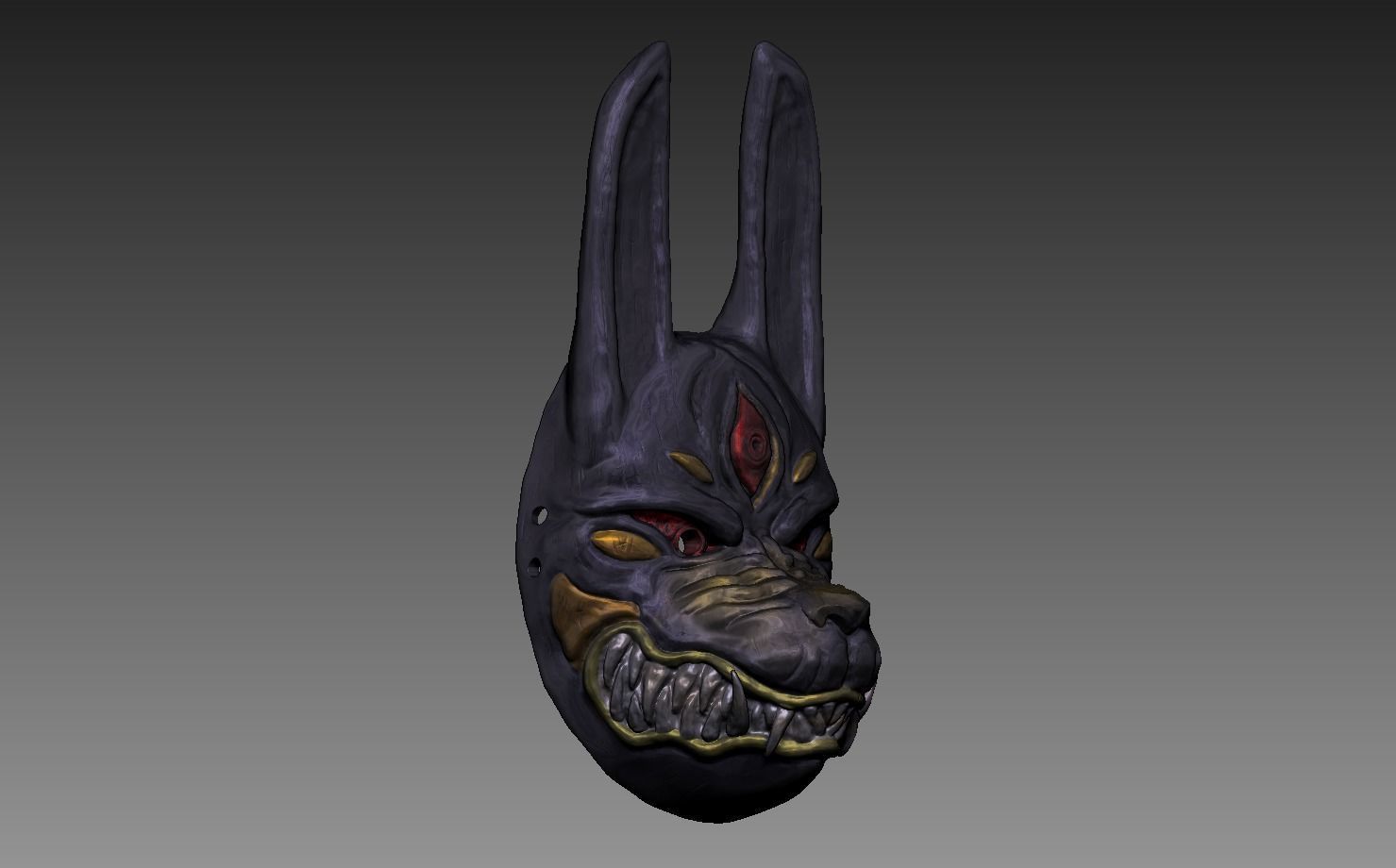 Ghost Of Tsushima - Legends Assassin Mask 3D print model_1