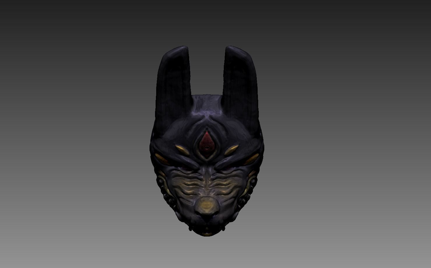 Ghost Of Tsushima - Legends Assassin Mask 3D print model_5