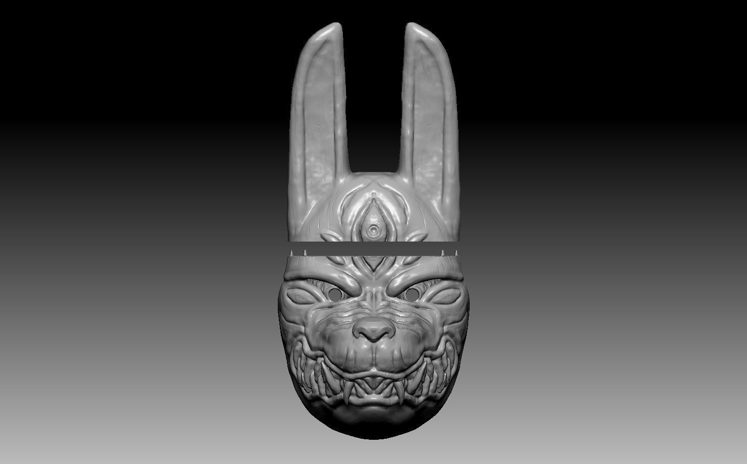 Ghost Of Tsushima - Legends Assassin Mask 3D print model_10