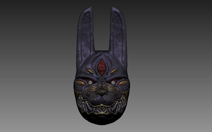 Ghost Of Tsushima - Legends Assassin Mask 3D print model