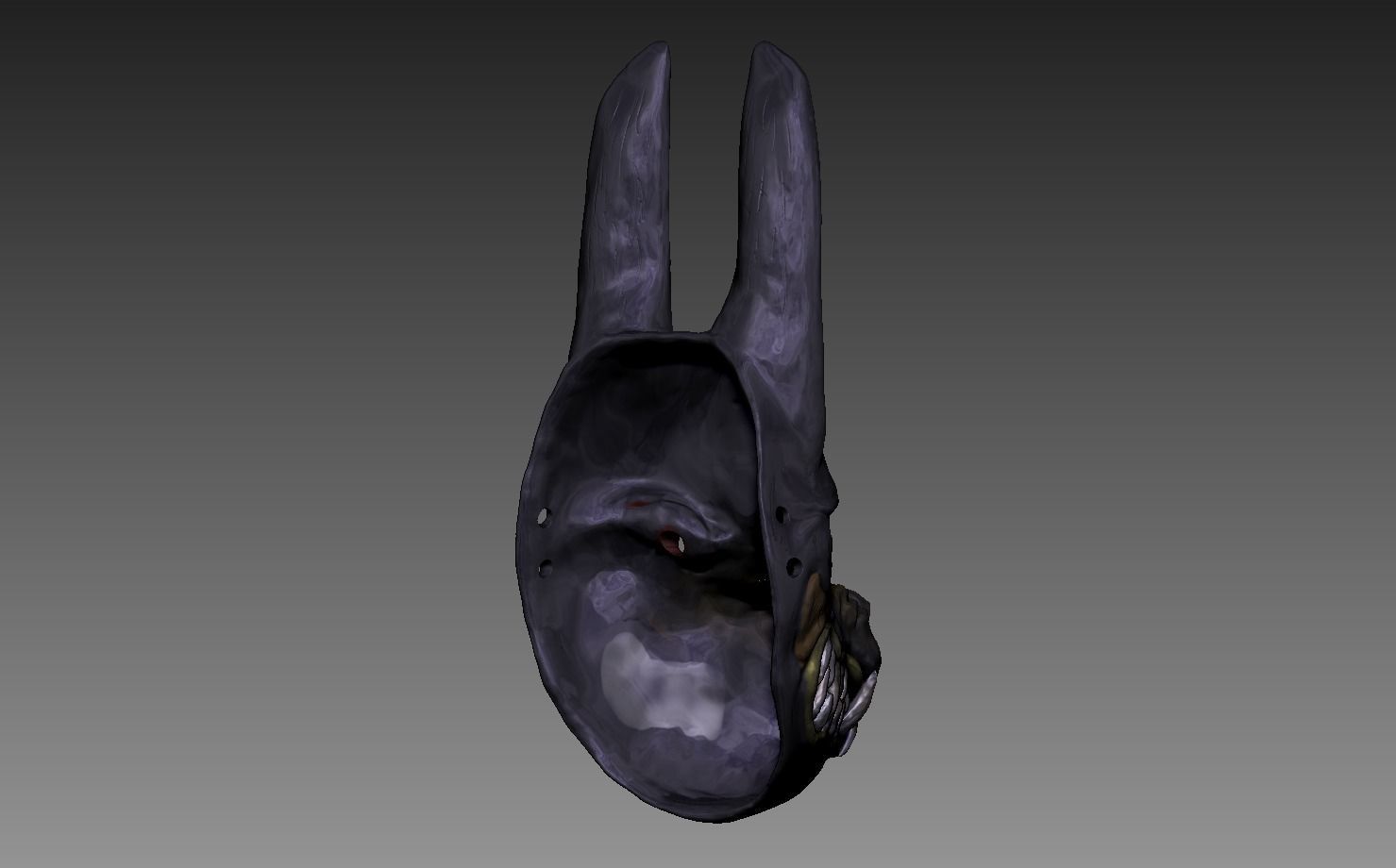 Ghost Of Tsushima - Legends Assassin Mask 3D print model_7