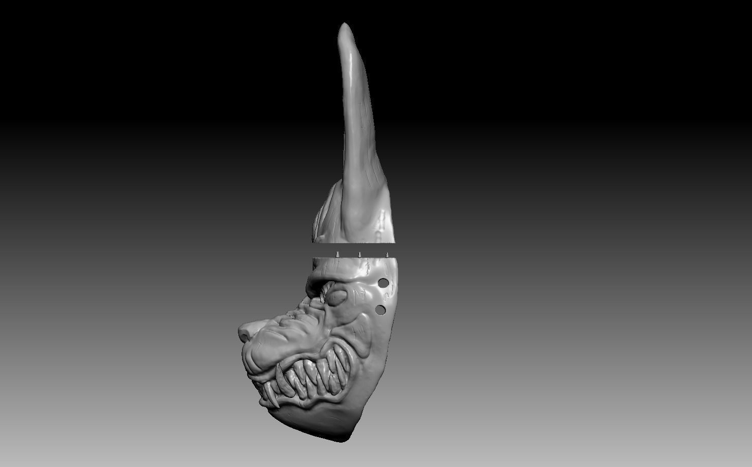 Ghost Of Tsushima - Legends Assassin Mask 3D print model_12