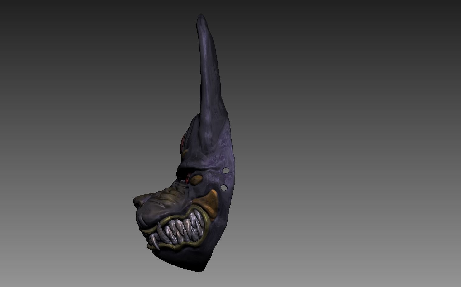 Ghost Of Tsushima - Legends Assassin Mask 3D print model_4