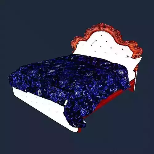 Classic Bed 3D model