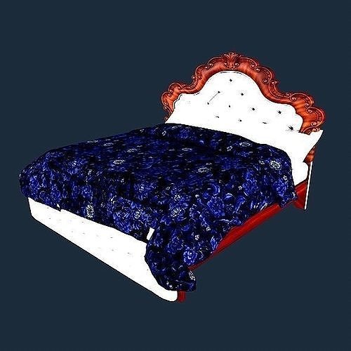 Classic Bed 3D model