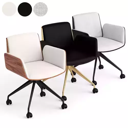 Punt Hug pyramid base office chair