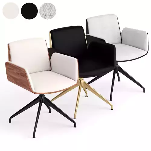 Punt Hug pyramid base chair