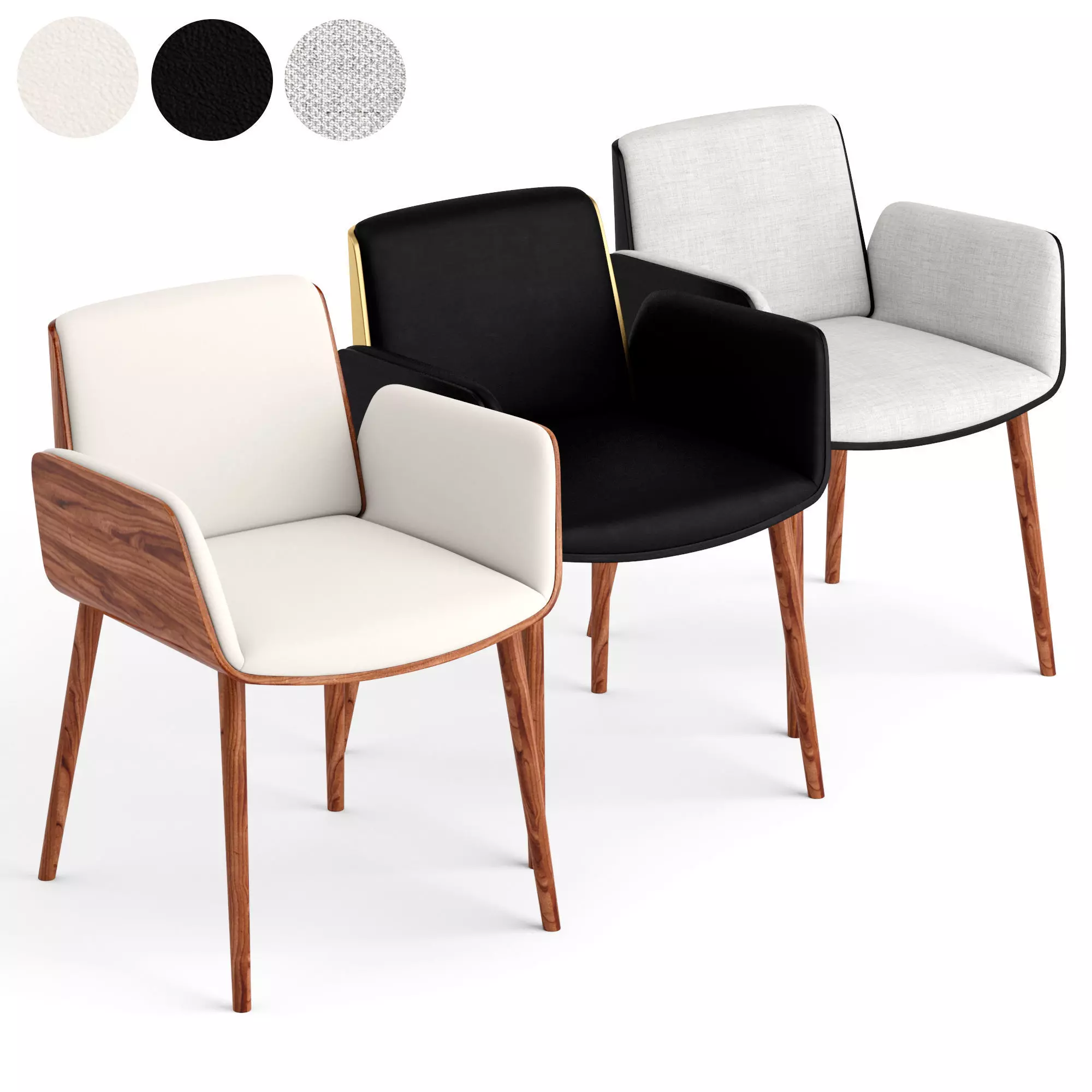 Punt Hug chair 3D model