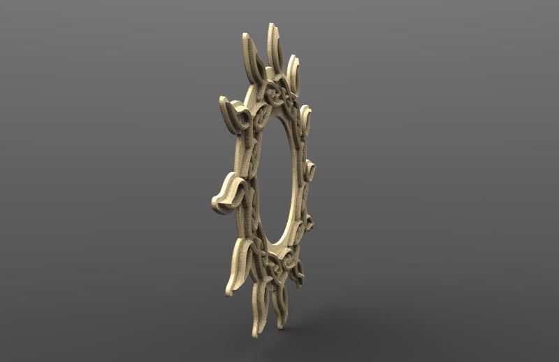 Celtic sun CNC 3D print model_1