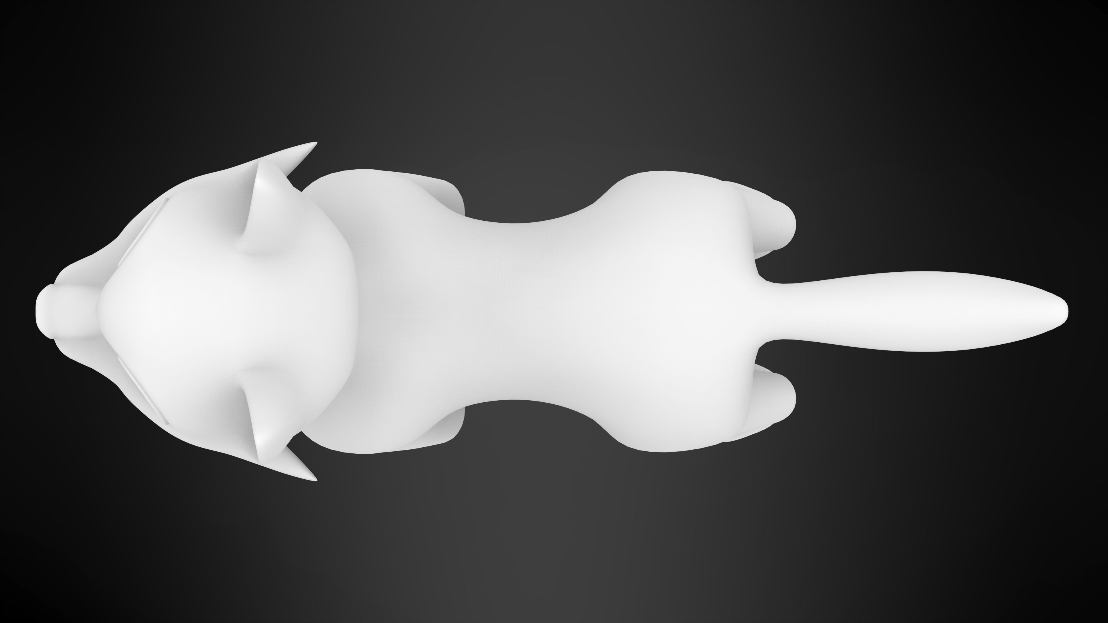 Husky Puppy Low-poly 3D model_9