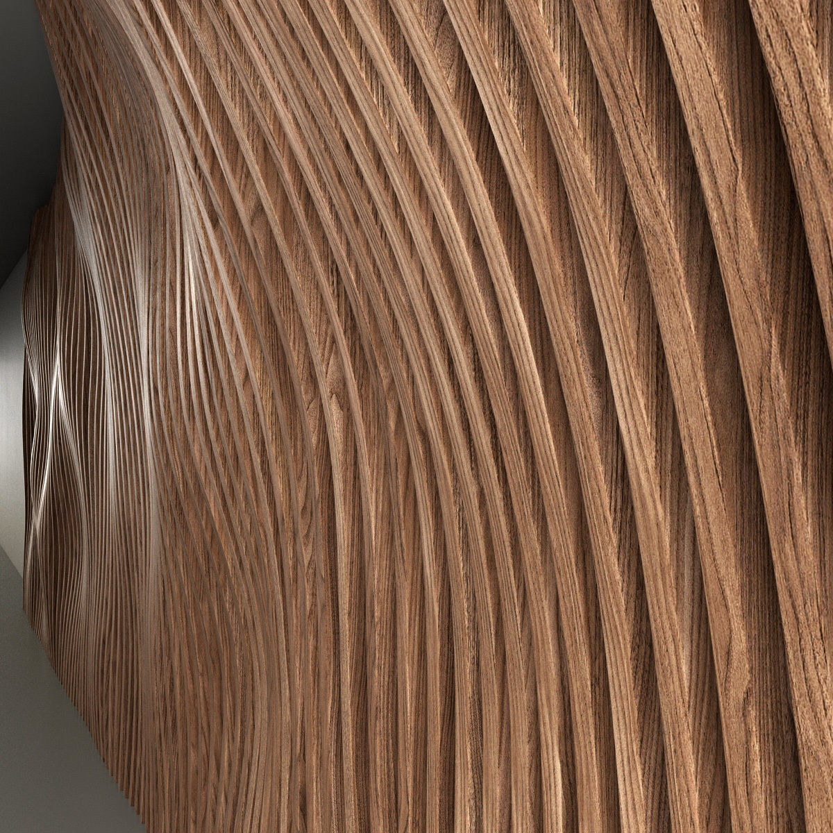 Parametric panel hall n1 3D model_8