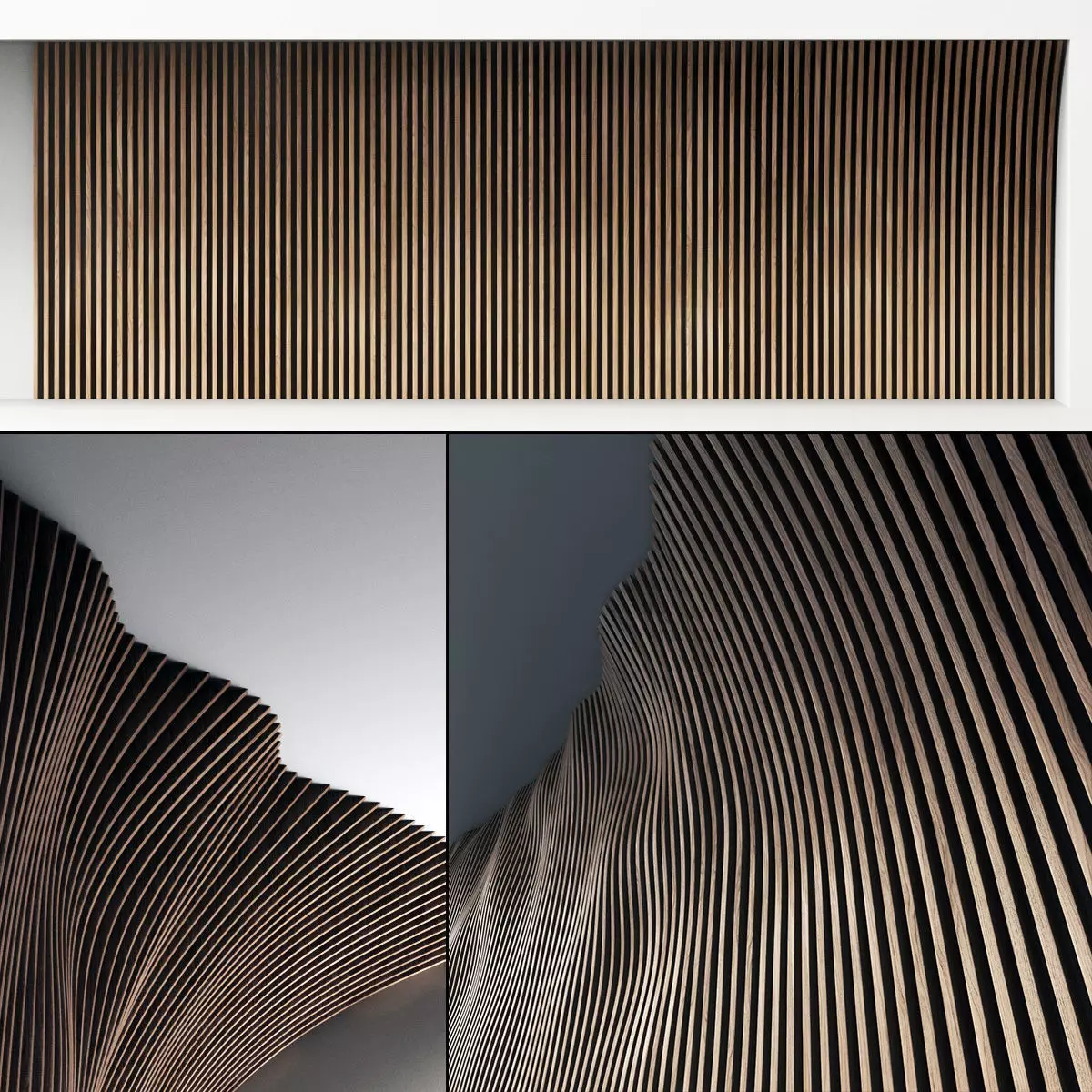 Parametric panel hall n1 3D model_0