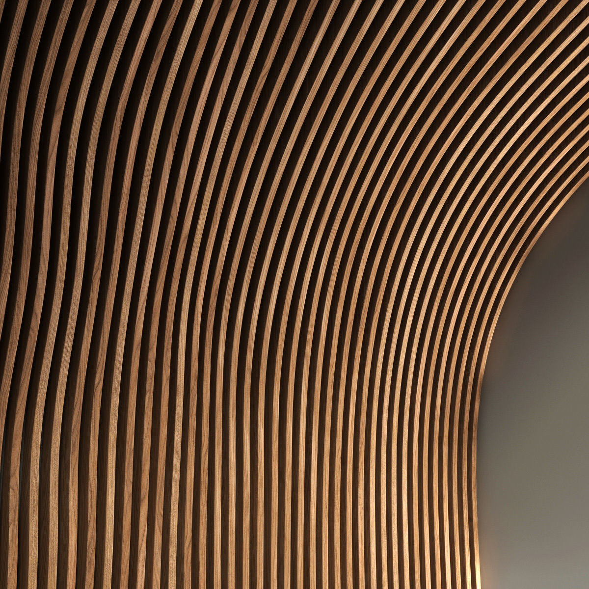 Parametric panel hall n1 3D model_5