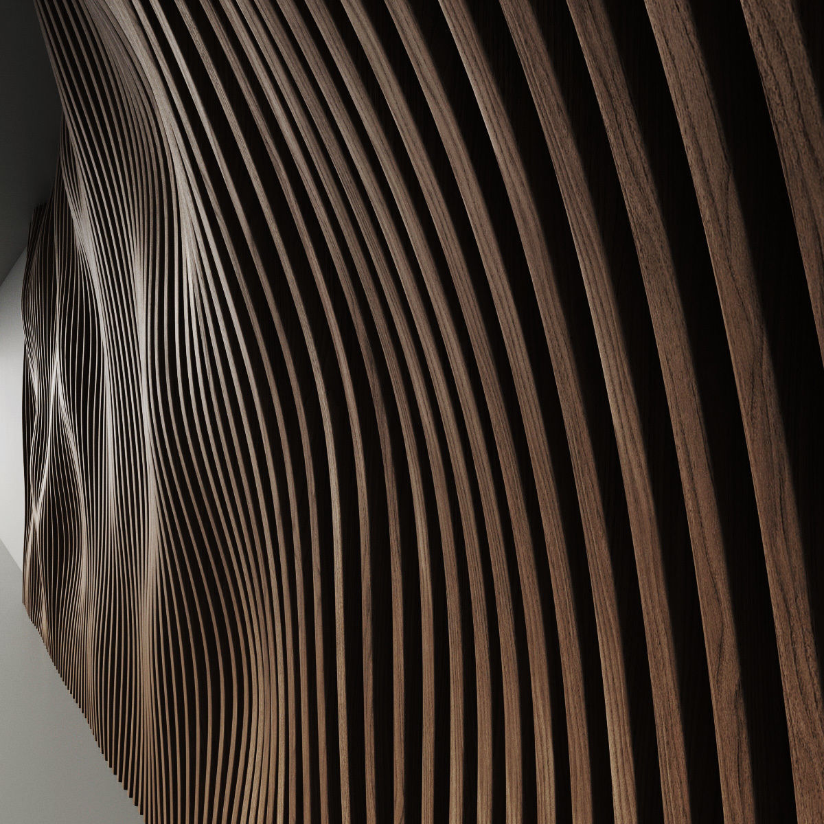 Parametric panel hall n1 3D model_1