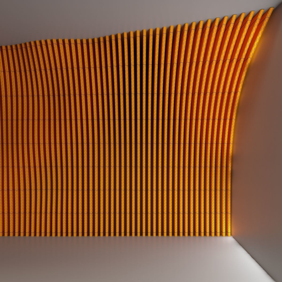 Parametric panel hall n1 3D model_17